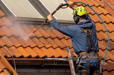 Démoussage et hydrofuge de toiture à Belvis